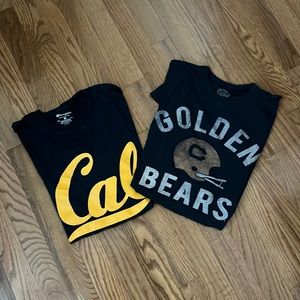 Lot of Cal Berkeley short sleeve T’s.  1 men’s Small, and 1 one Medium